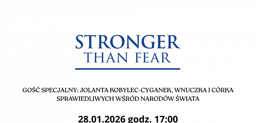 Spotkanie wokół książki „Stronger Than Fear – Silniejsi od strachu”