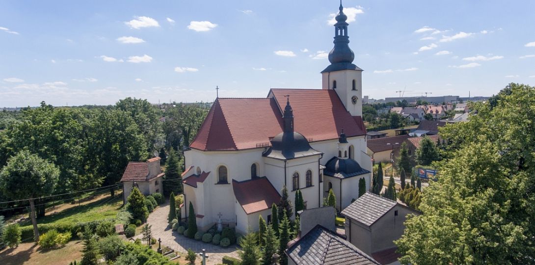 Widok kościoła od strony północno-wschodniej, 2019 r., fot. Antoni Witwicki