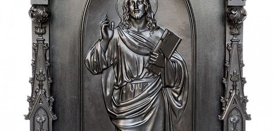 Kapliczka z figurą Chrystusa (wys. 65,5 cm), żeliwo, Królewska Odlewnia Żelaza w Gliwicach, ok. 1830 r., zbiory Muzeum w Gliwicach, fot. Szymon Janiczek.