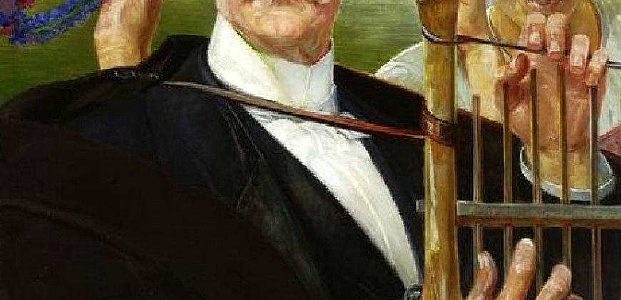 Jacek Malczewski, "Portret Władysława Żeleńskiego", 1908