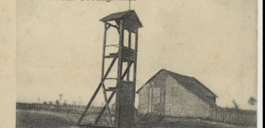 Dawna wieża służąca straży pożarnej na placu ćwiczeń przy ul. Ciesielskiej, zbiory Muzeum Śląskiego