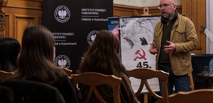Komentarz do filmu "Jo był ukradziony...", historyk IPN Ryszard Mozgol, fot. K. Łojko