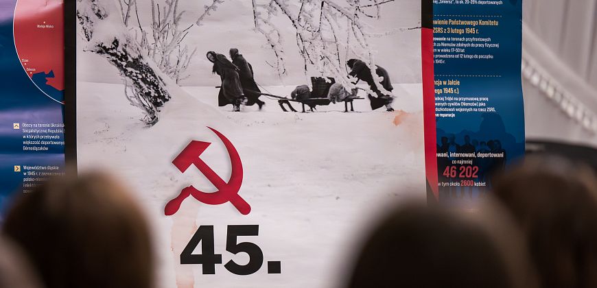 Spotkanie dla szkół poświęcone Tragedii Górnośląskiej zrealizowane przez Muzeum w Gliwicach i Instytut Pamięci Narodowej, fot. K. Łojko