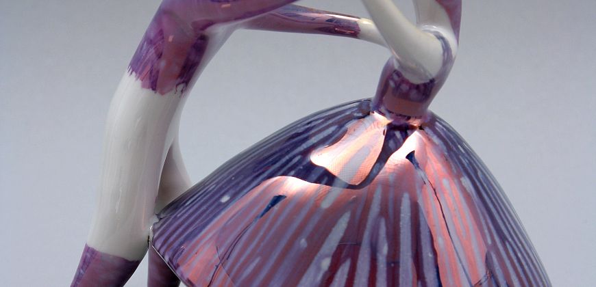 Figurka „Taniec”, proj. Eryka Trzewik Drost,  ZP Bogucice, 1961 r., fot. W. Turkowski