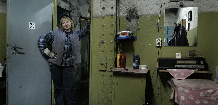 Fot.: Arkadiusz Gola, z cyklu: „Kobiety kopalni”, kopalnia Mysłowice, Mysłowice 2008, dar Arkadiusza Goli, kolekcja Muzeum w Gliwicach