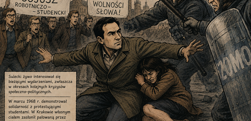 Komiks: Władysław Sulecki - niezłomny opozycjonista z Gliwic