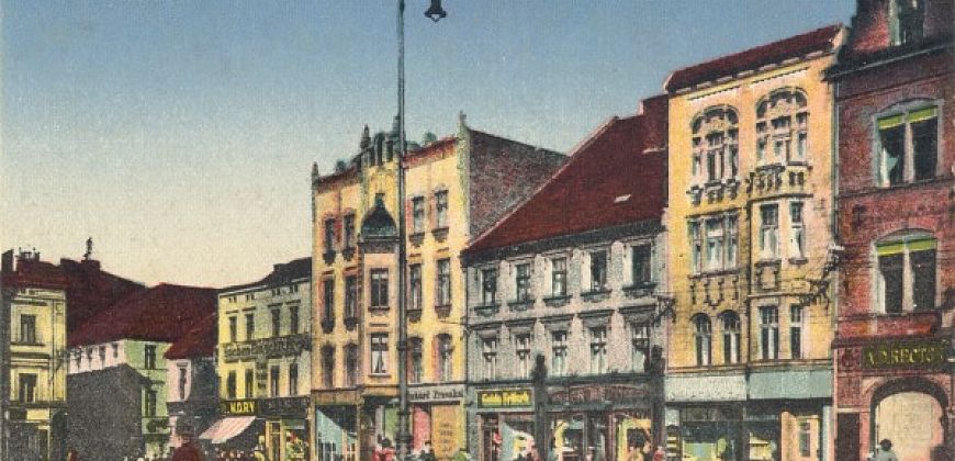 Rynek w gliwicach – 1921 – arch. Muzeum w Gliwicach