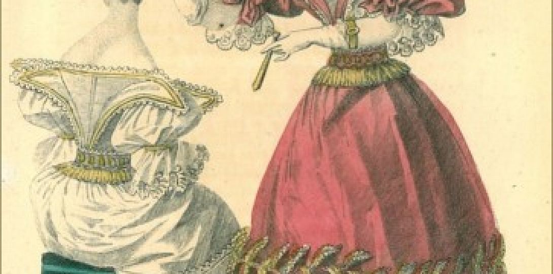Kobieta w czerwonej sukni, TYGODNIK WILEŃSKI 1822 (BIBLIOTEKA UNIWERSYTETU WARSZAWSKIEGO-BUW )