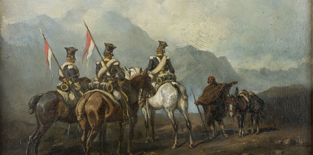 Juliusz Kossak, Patrol, 1875, zbiory Muzeum Narodowego w Krakowie
