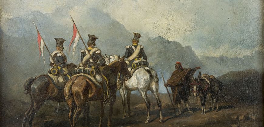 Juliusz Kossak, Patrol, 1875, zbiory Muzeum Narodowego w Krakowie