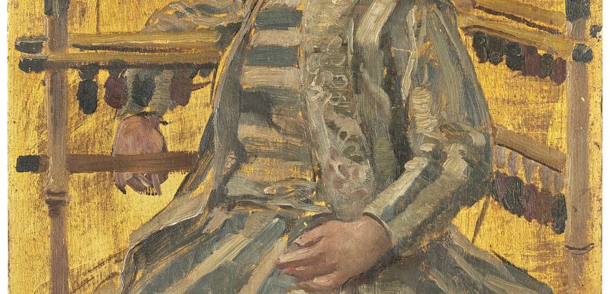 Wojciech Kossak, Portret córki Magdaleny, 1899, kolekcja prywatna