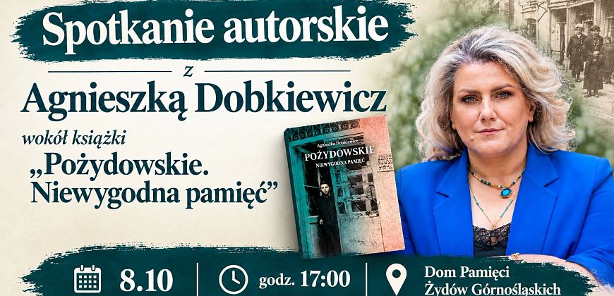 Spotkanie autorskie z Agnieszką Dobkiewicz wokół książki „Pożydowskie”